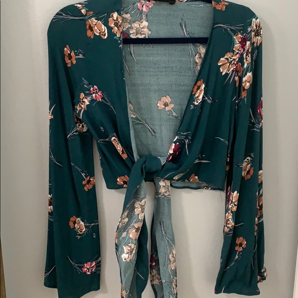 Long Sleeve tie top